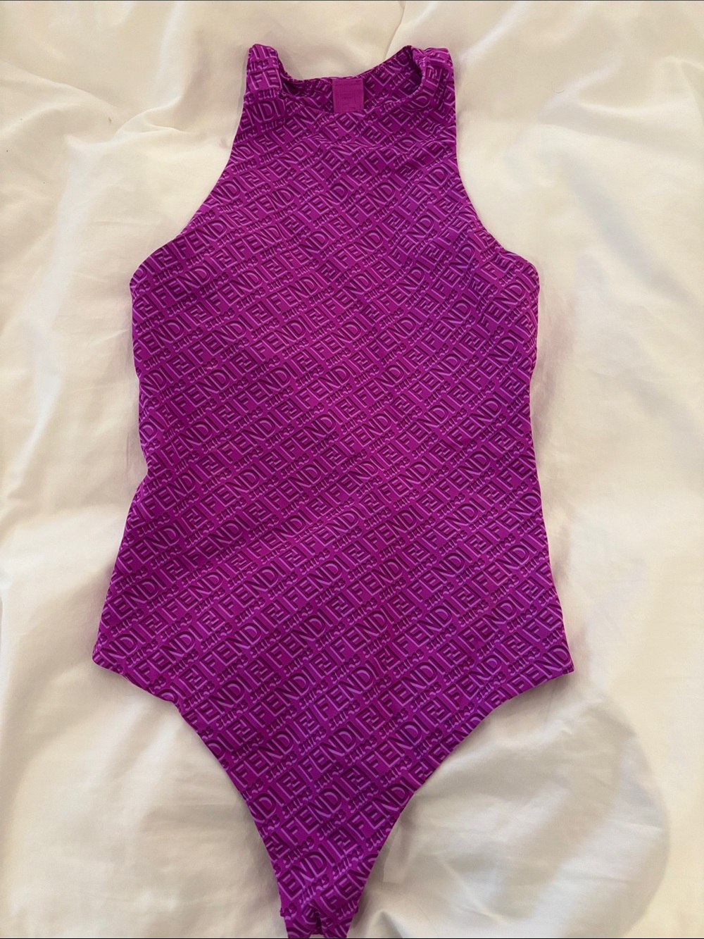 Fendi x Skims XS Magenta bodysuit